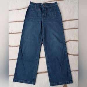 Madewell Dark Blue The Perfect Vintage Wide-Leg Jean Size 28